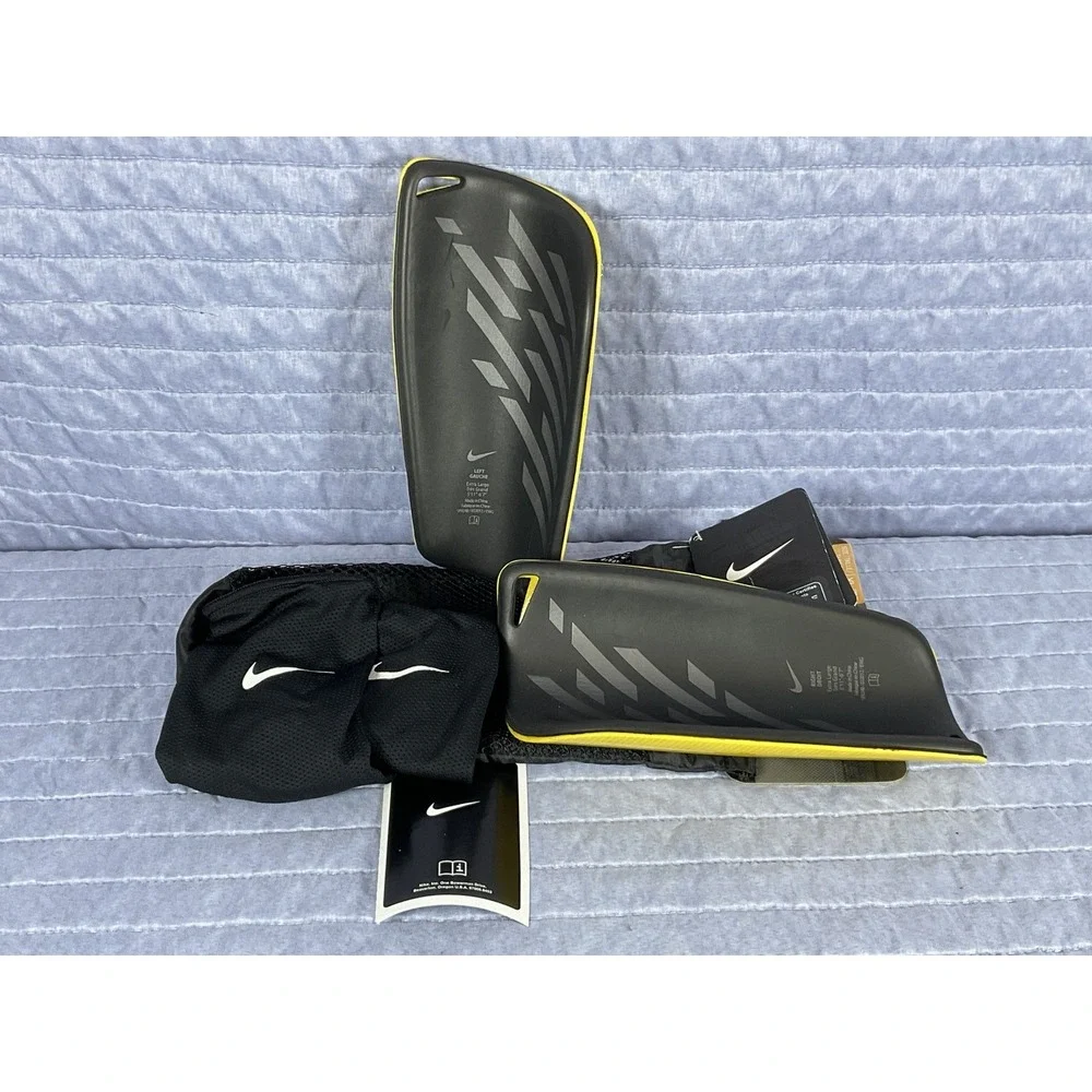 Brand NEW Nike Mercurial Lite Soccer Shin Guards + Sleeves – Size XL